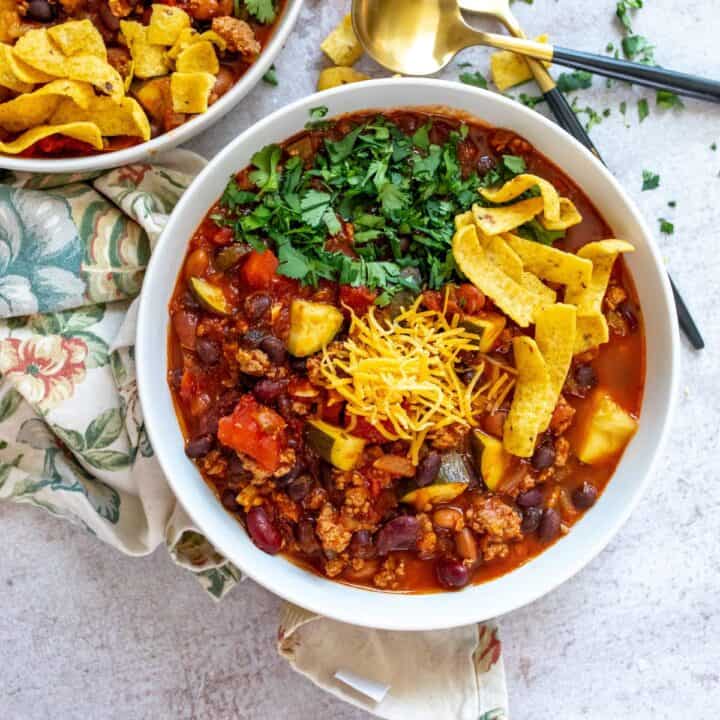 Turkey Chili In The Crockpot