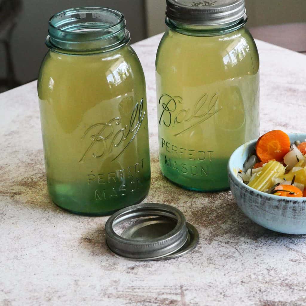 Easy Veggie Broth From Scraps