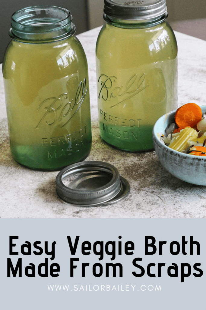 Easy Veggie Broth From Scraps