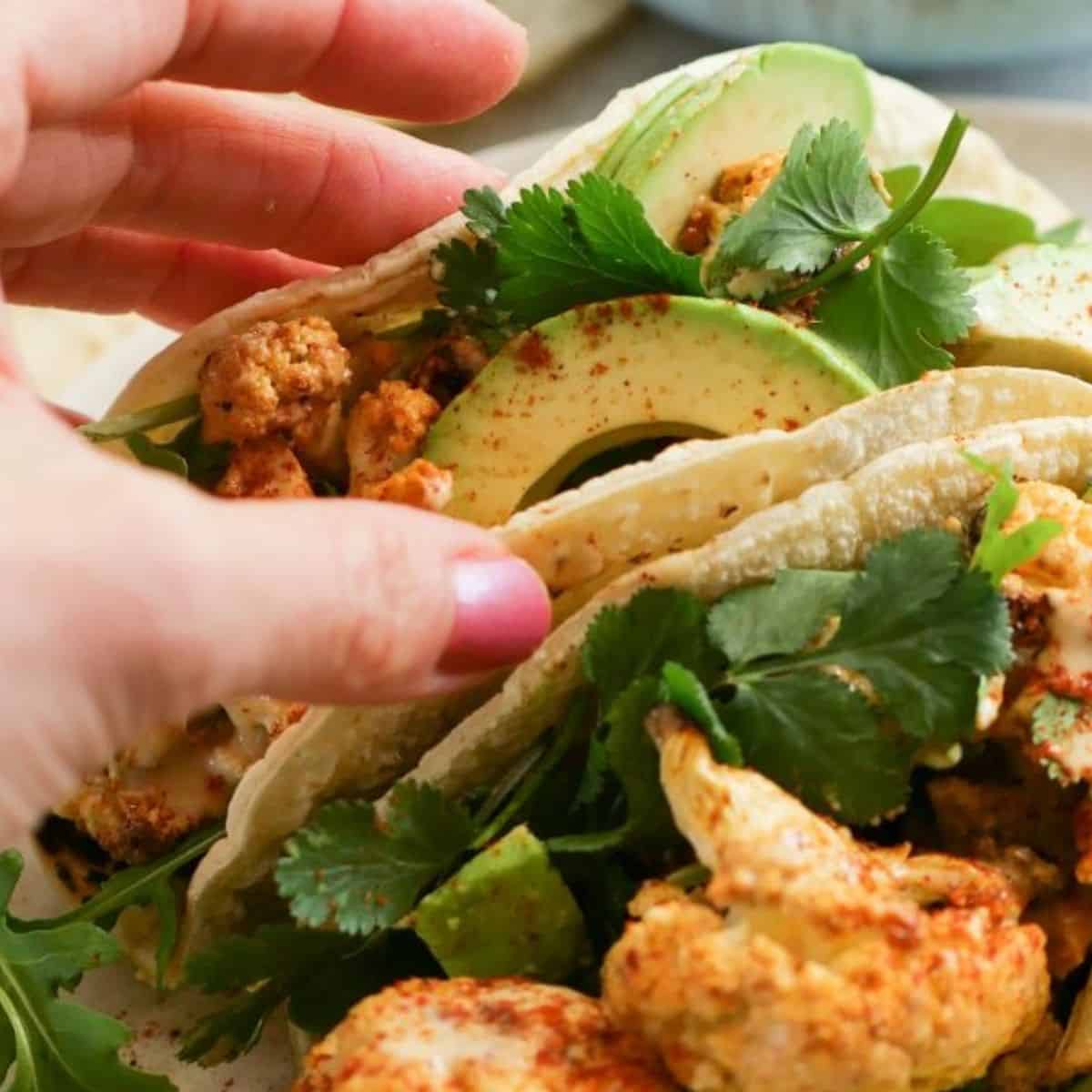 Cauliflower Tacos 