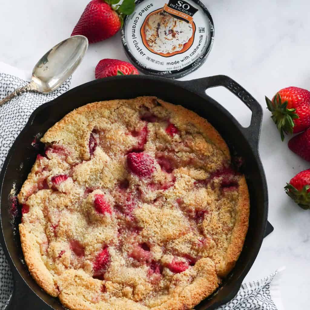 Gluten Free Strawberry Cobbler
