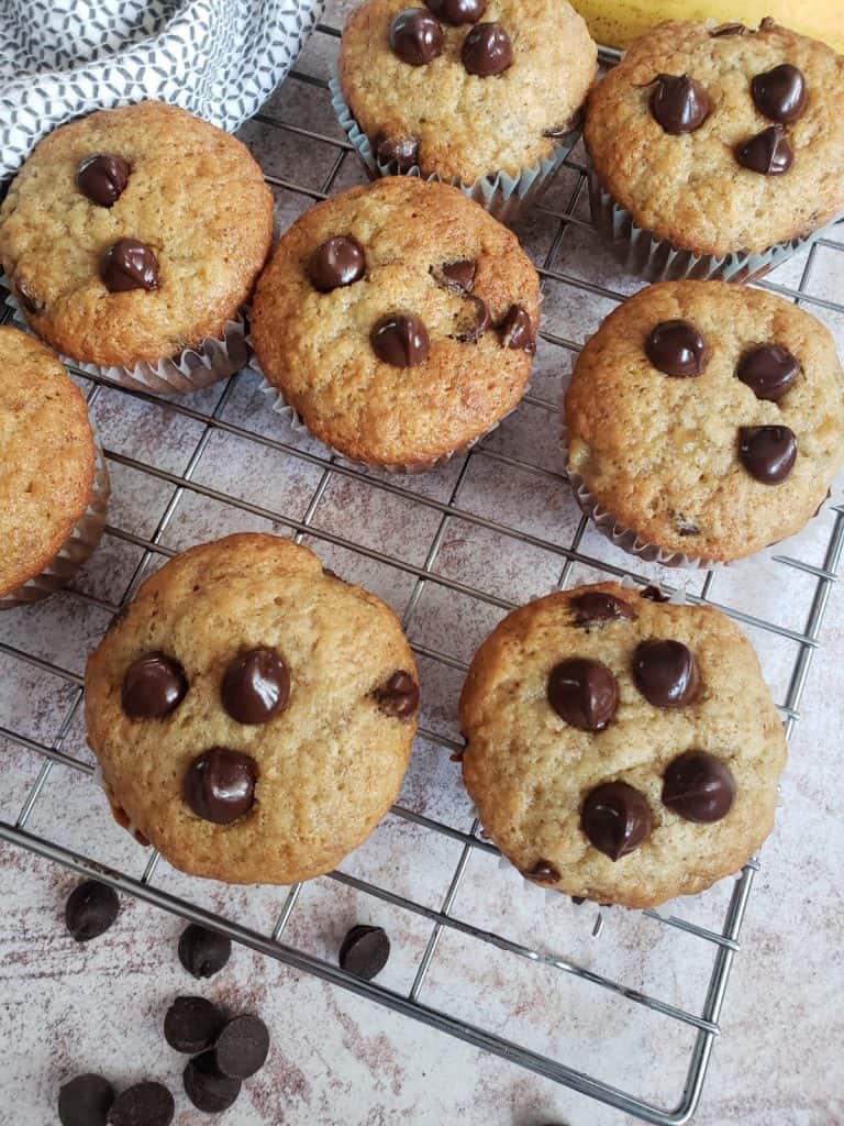 Chocolate Banana Muffins