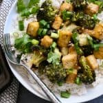 Crispy Tofu With Peanut Sauce