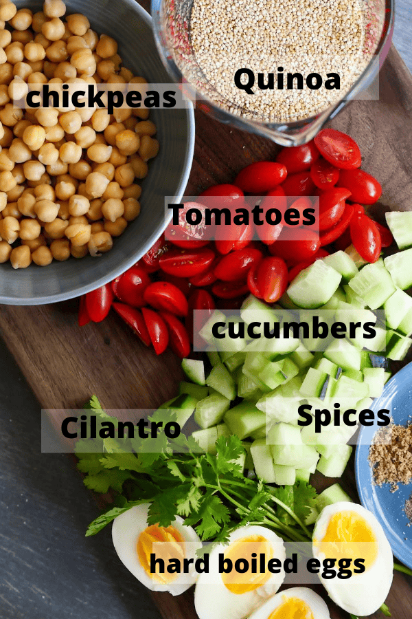 All the ingredients to make this recipe 