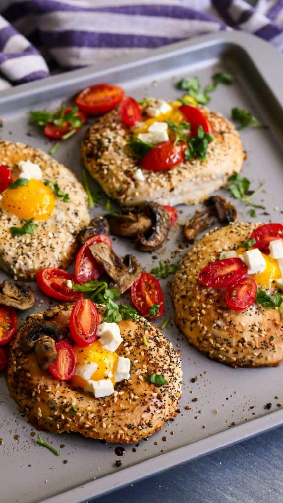 15 Minute Bagel Nests