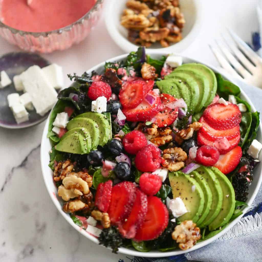 Berry Salad With Raspberry Vinaigrette