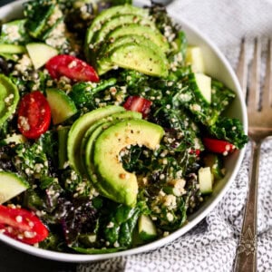 Superfood Salad with Lemon Garlic Dressing