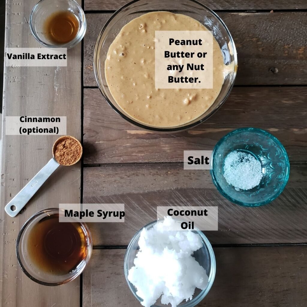 ingredients for peanut butter fudge 