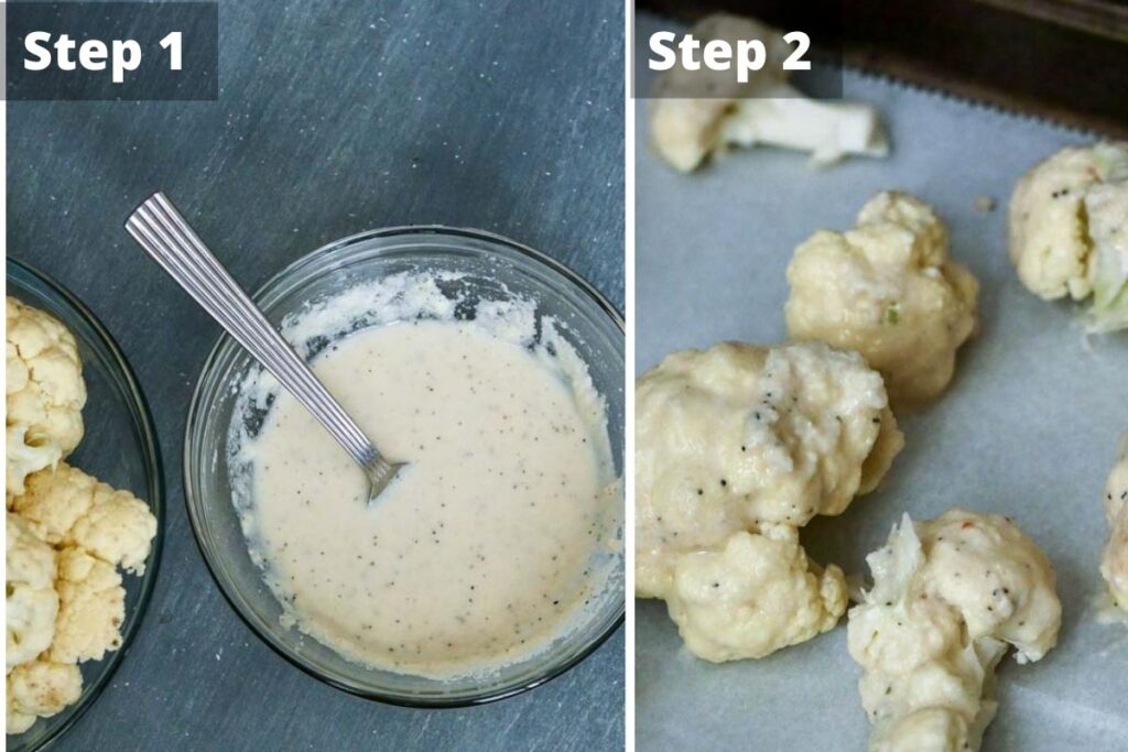 Step 1 & 2 for this recipes. 