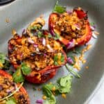 Vegetarian Stuffed Buffalo Peppers