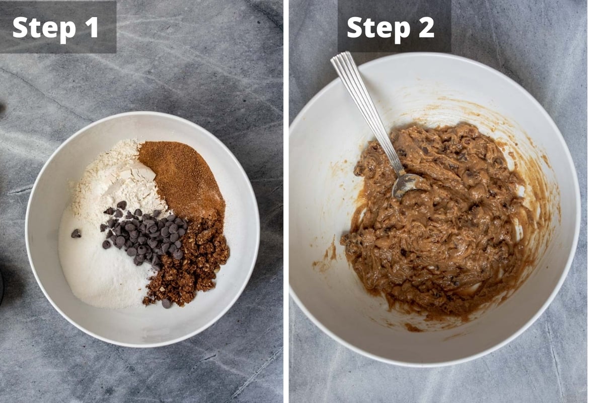 Steps to make cookies.