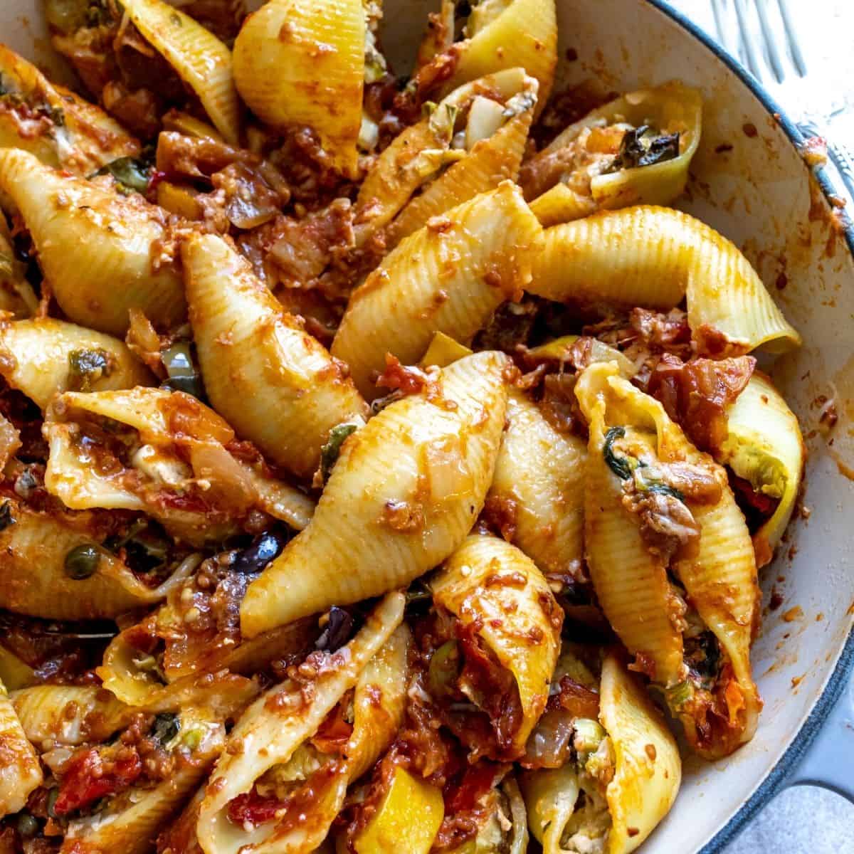 Pasta Shells with Feta and Herbs - Recipe Girl