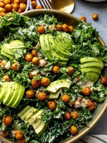 Healthy Vegan Kale Caesar