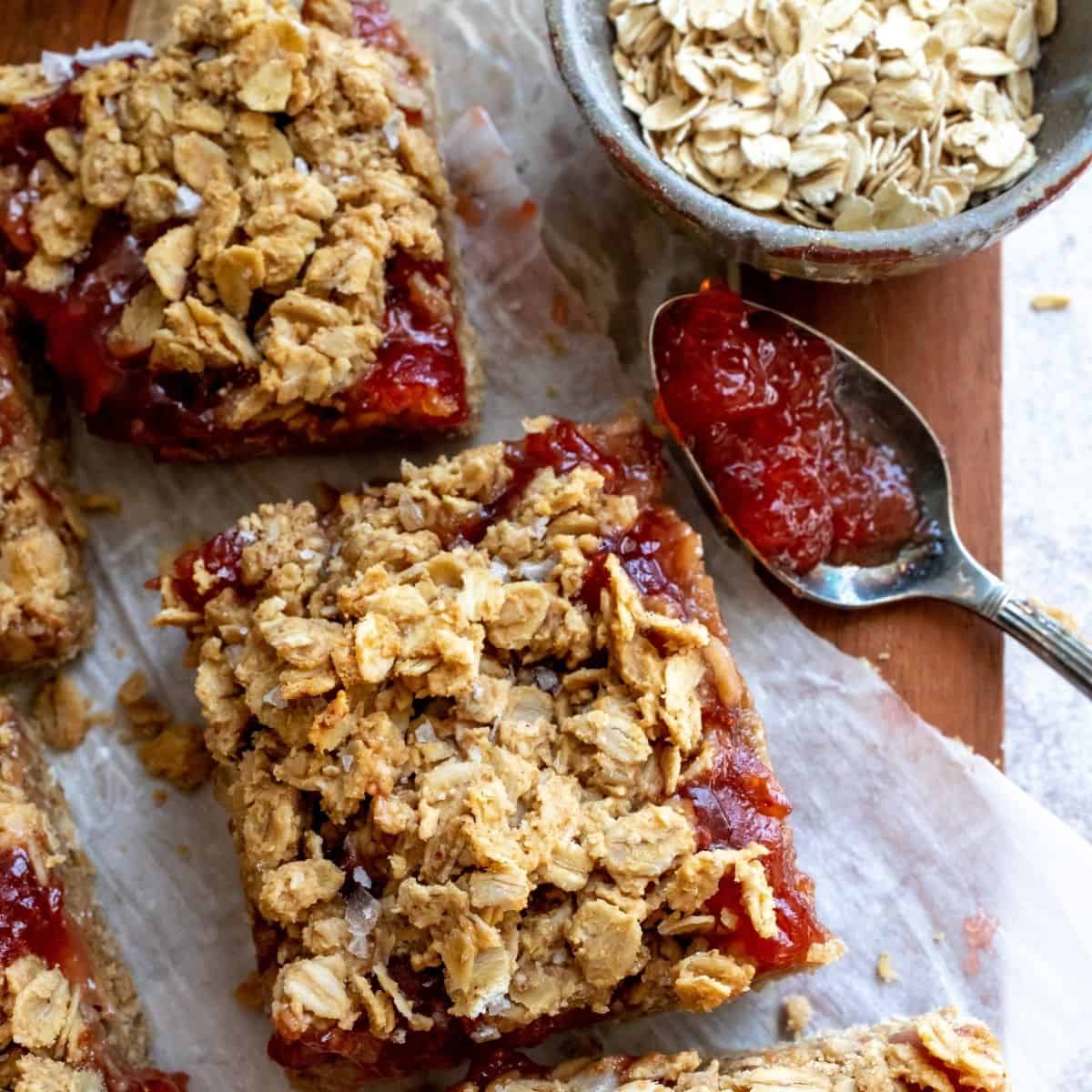 Peanut Butter Jelly Bars