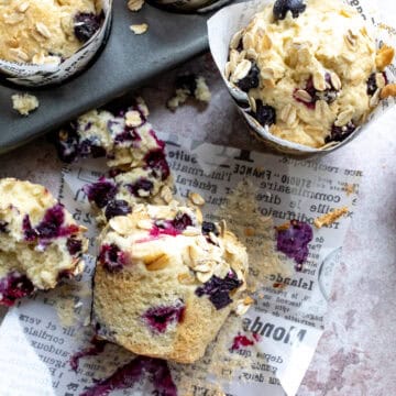 Dairy Free Blueberry Muffins