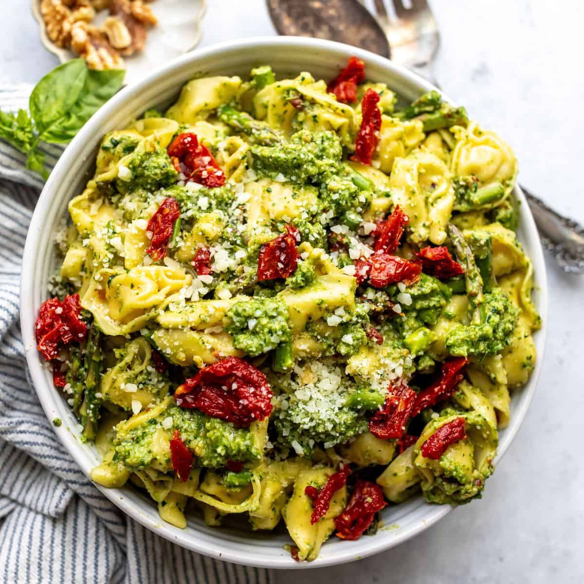 Tortellini Pesto Pasta Salad