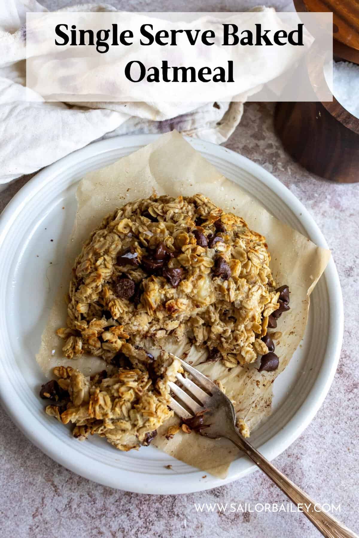 Single Serve Baked Oatmeal
