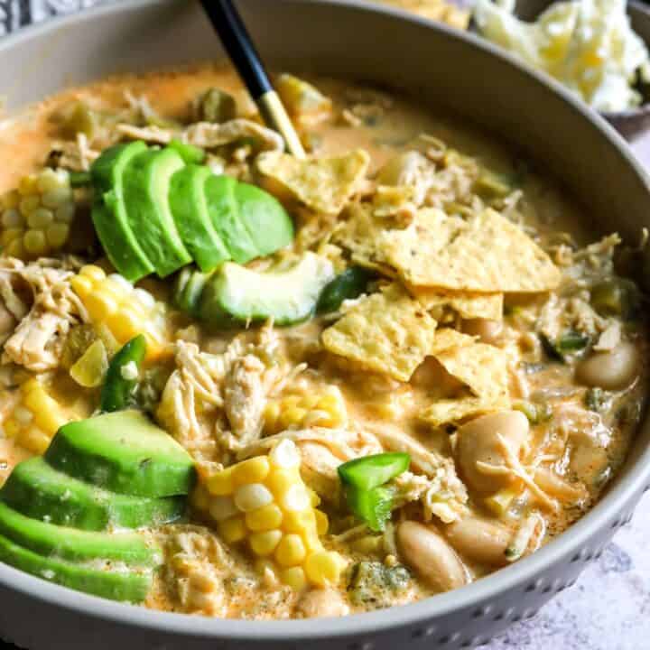 White Bean Chili With Chicken - Sailor Bailey