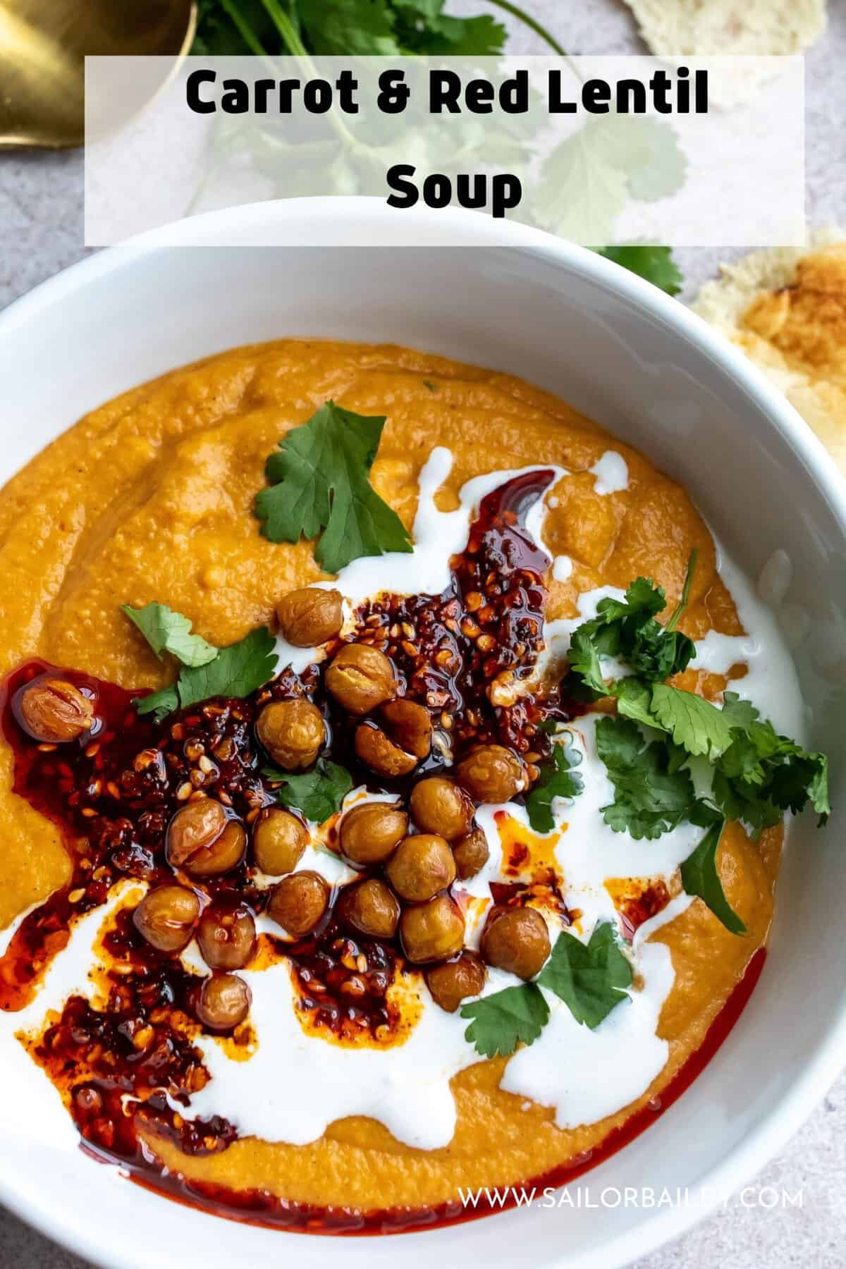 Carrot and Lentil Soup