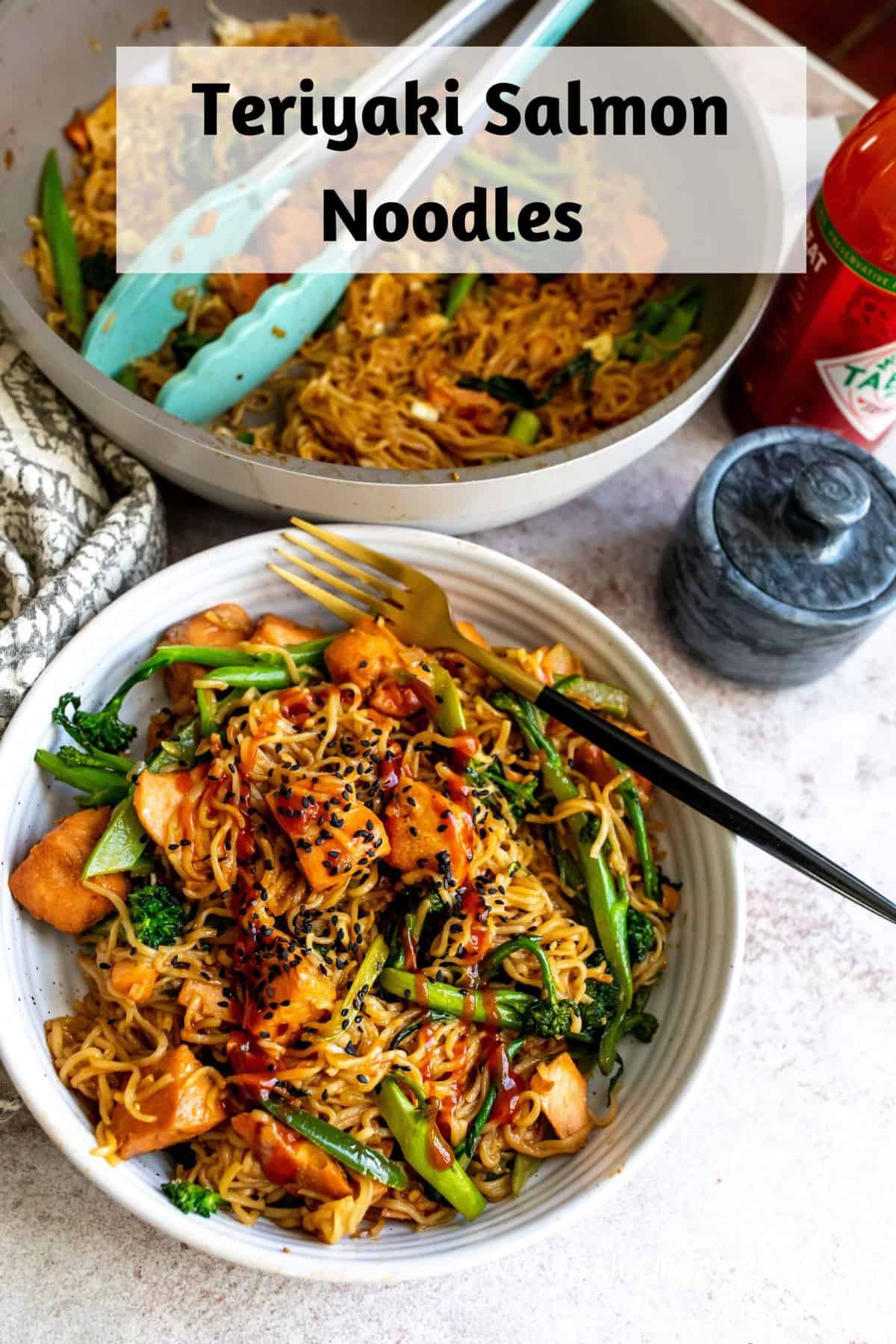 Teriyaki Salmon Noodles