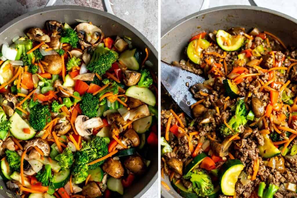 Ground Beef Stir Fry