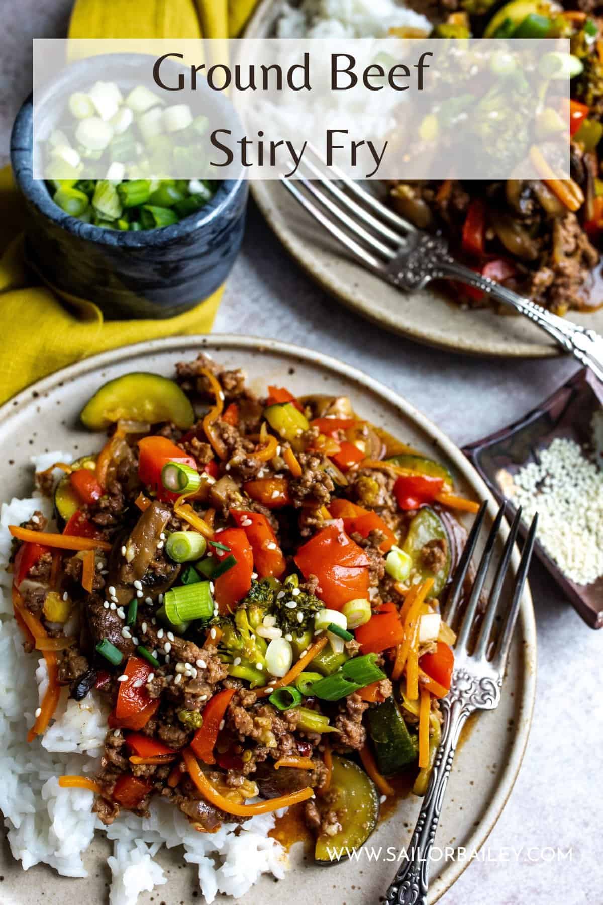 Ground Beef Stir Fry