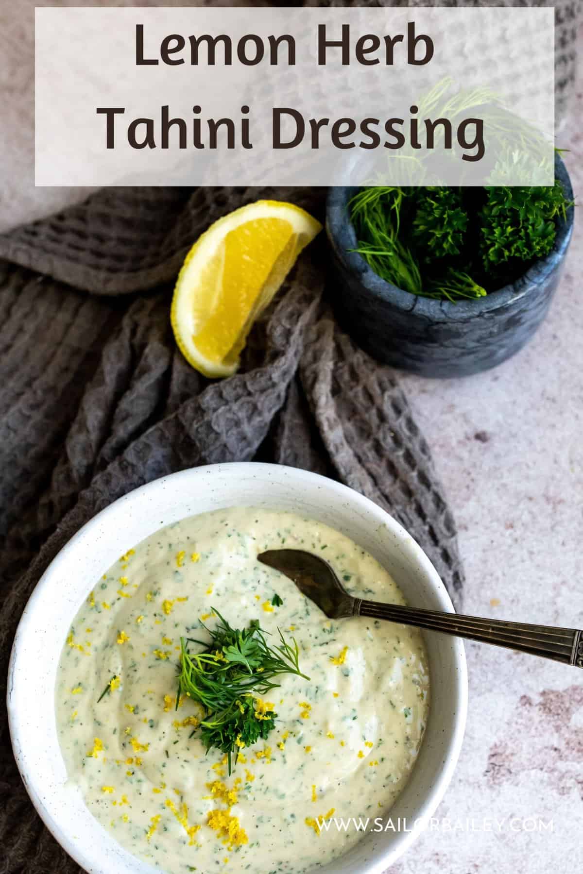 Lemon Herb Tahini