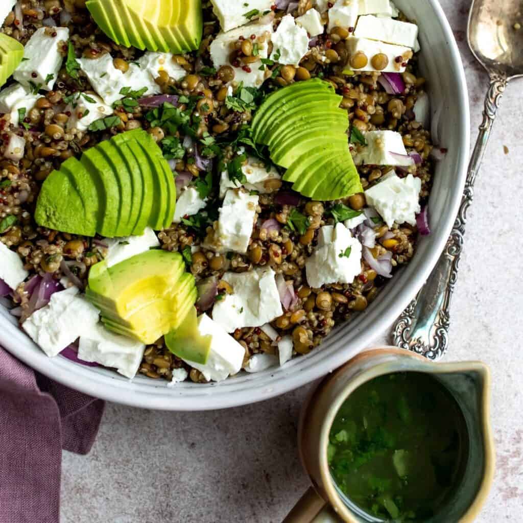Quinoa Lentil Salad