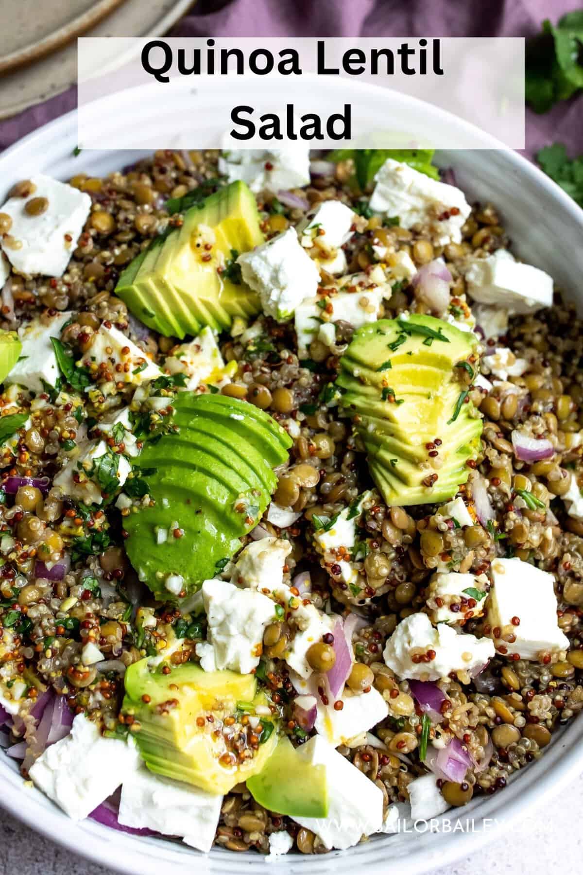 Quinoa Lentil Salad