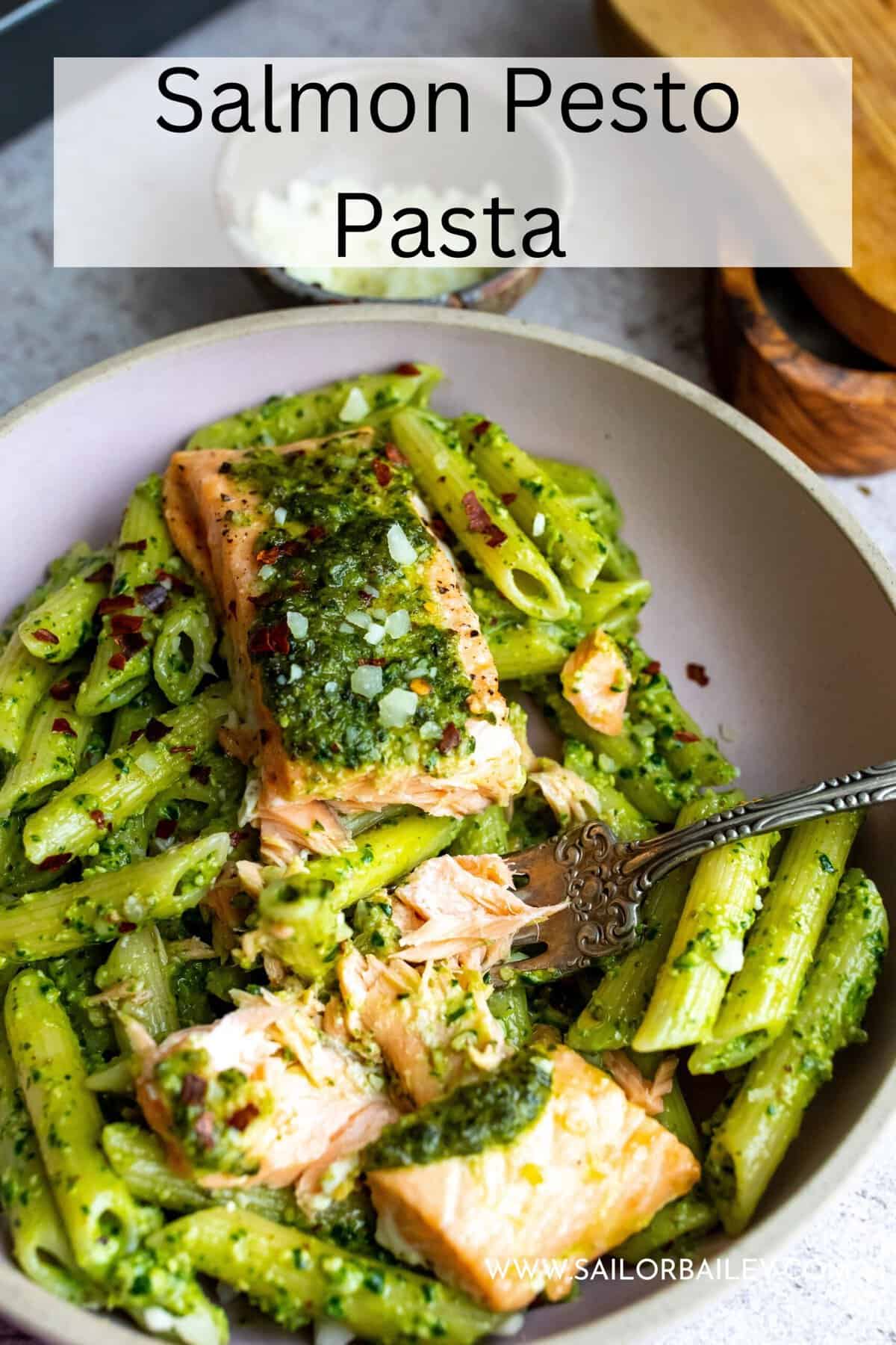 Salmon Pesto Pasta