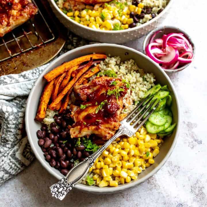 Baked BBQ Chicken Thighs Sailor Bailey