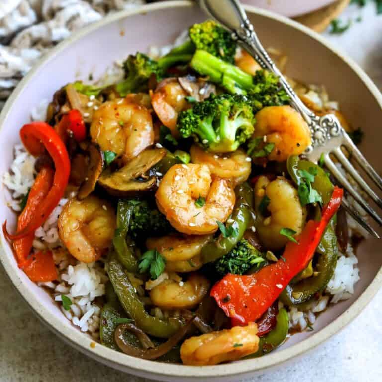 Teriyaki Shrimp Stir Fry - Sailor Bailey