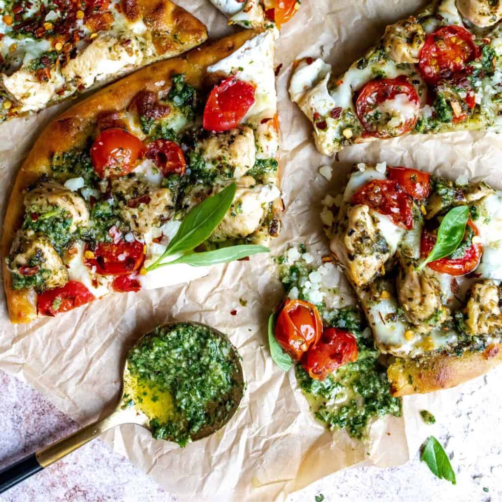 Chicken Pesto Flatbread Sailor Bailey