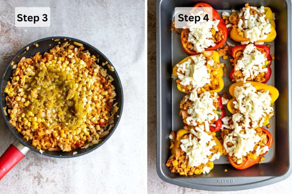 Ground Chicken Stuffed Bell Peppers Sailor Bailey