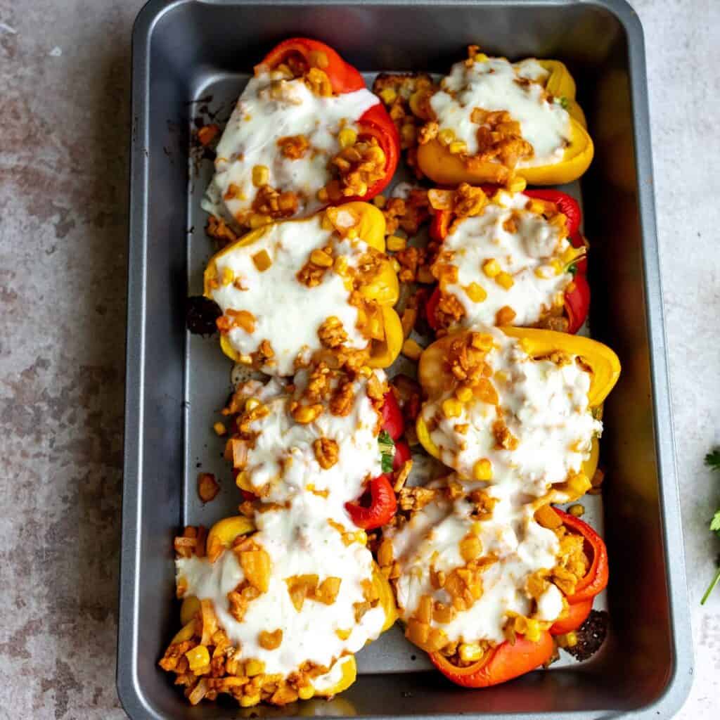Ground Chicken Stuffed Bell Peppers Sailor Bailey