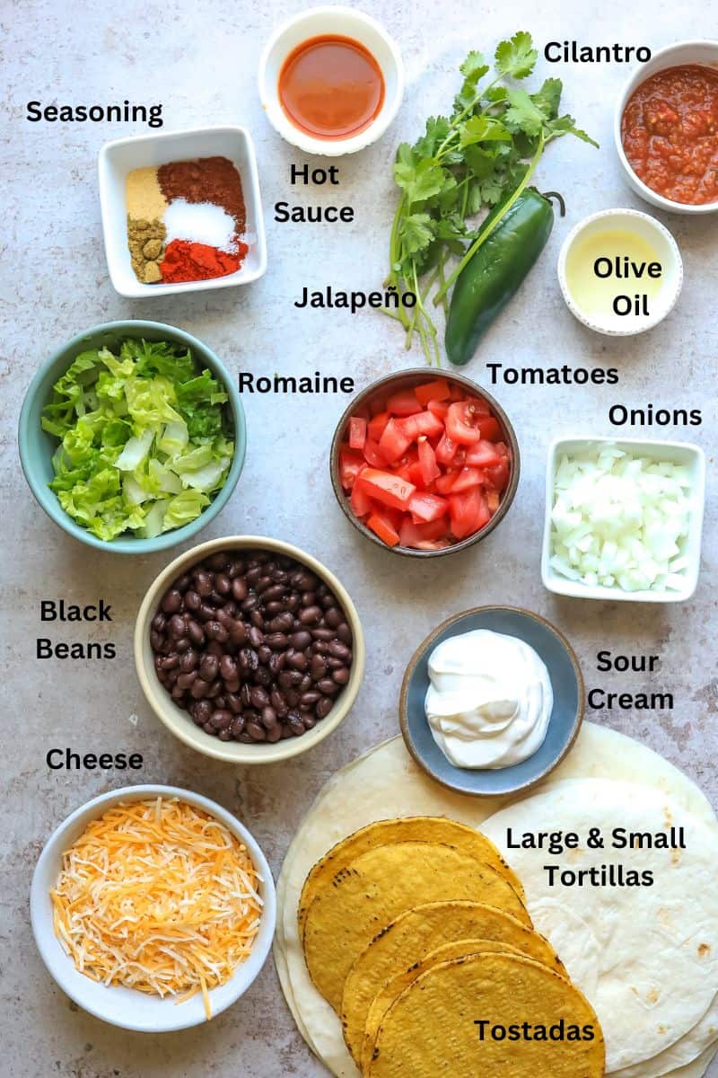 Ingredients needed to make this recipe on a counter. 
