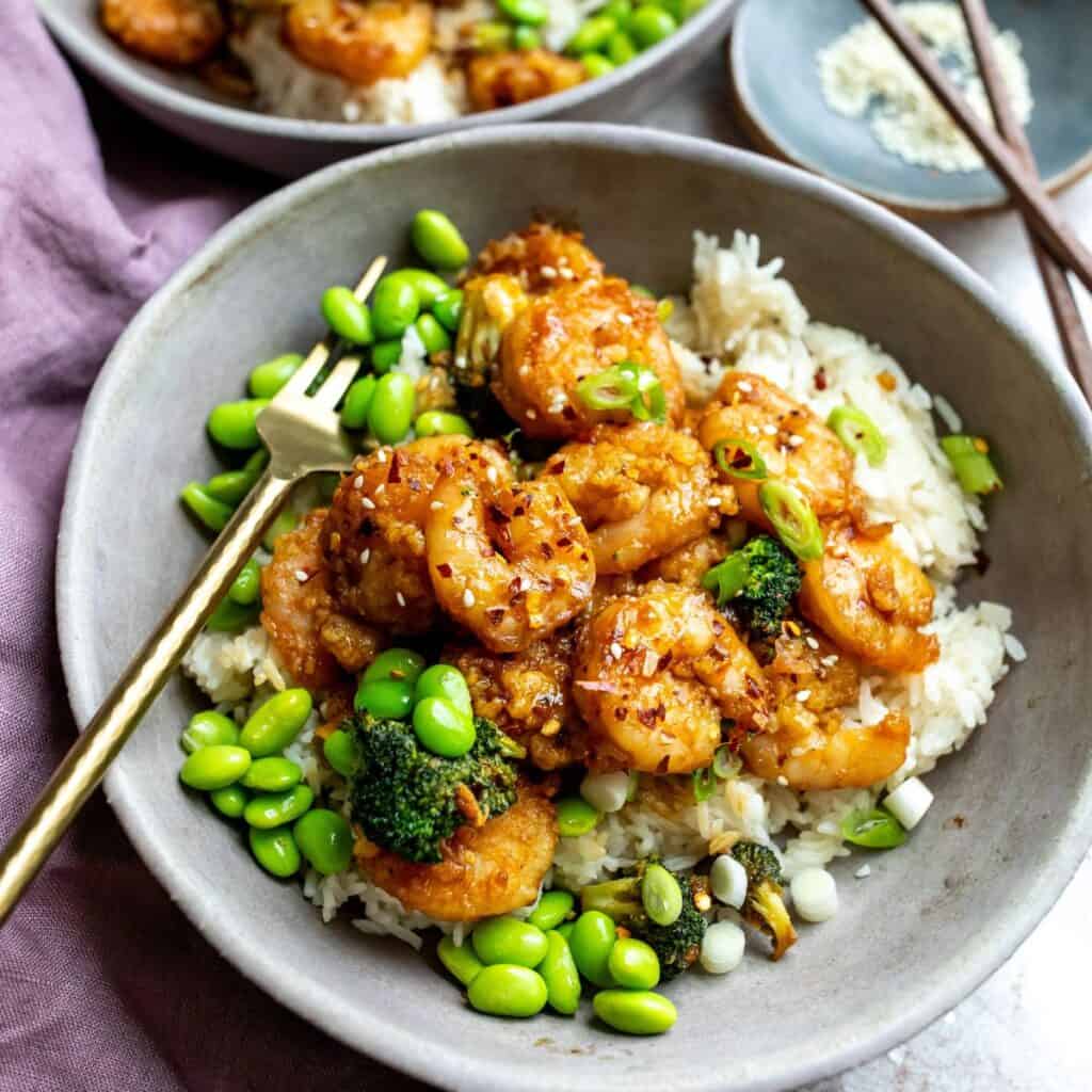 Mongolian Shrimp With Broccoli - Sailor Bailey