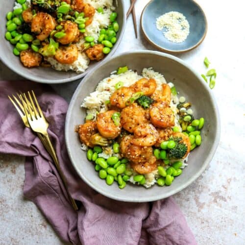 Mongolian Shrimp With Broccoli - Sailor Bailey