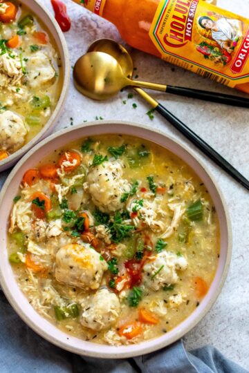 Creamy Chicken And Dumpling Soup - Sailor Bailey