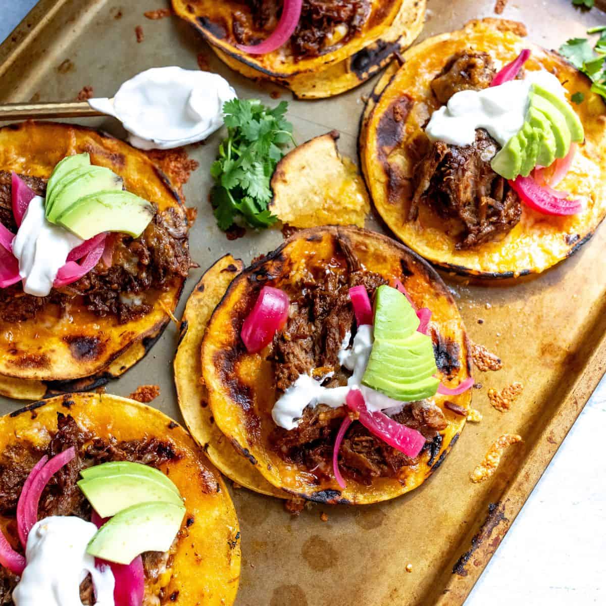Shredded Beef Tacos - Sailor Bailey