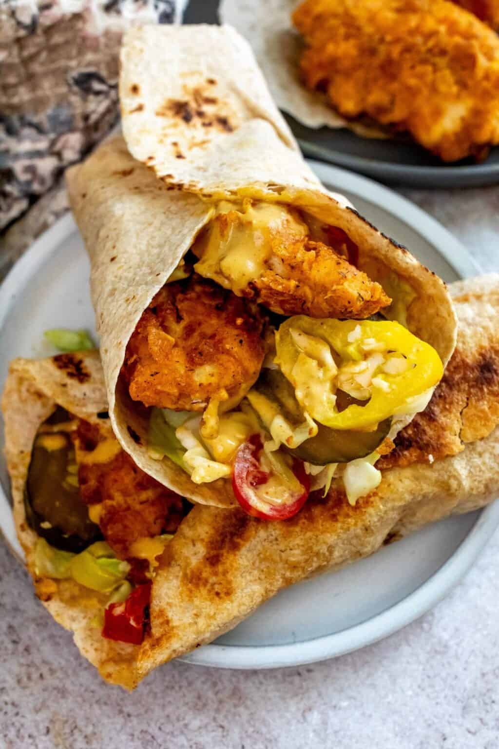 Honey Mustard Chicken Wraps Sailor Bailey
