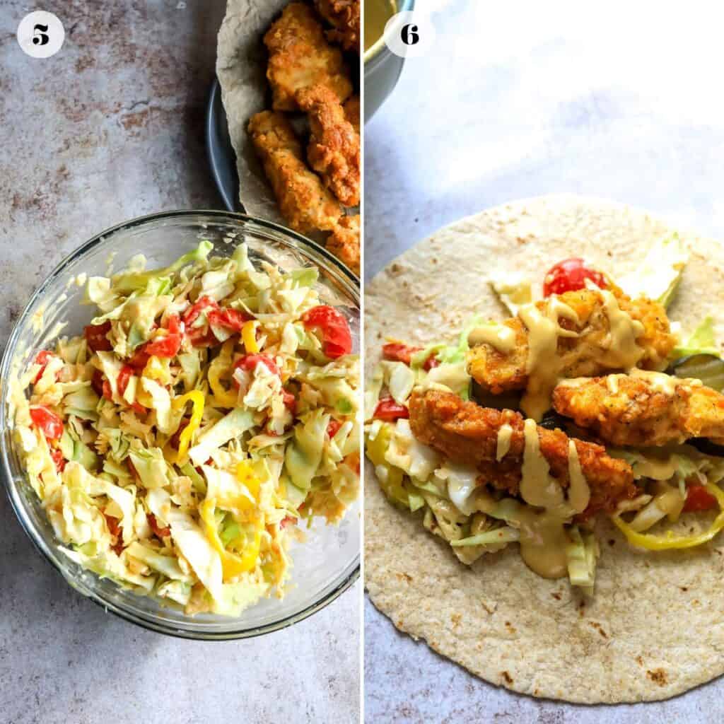 Honey Mustard Chicken Wraps Sailor Bailey