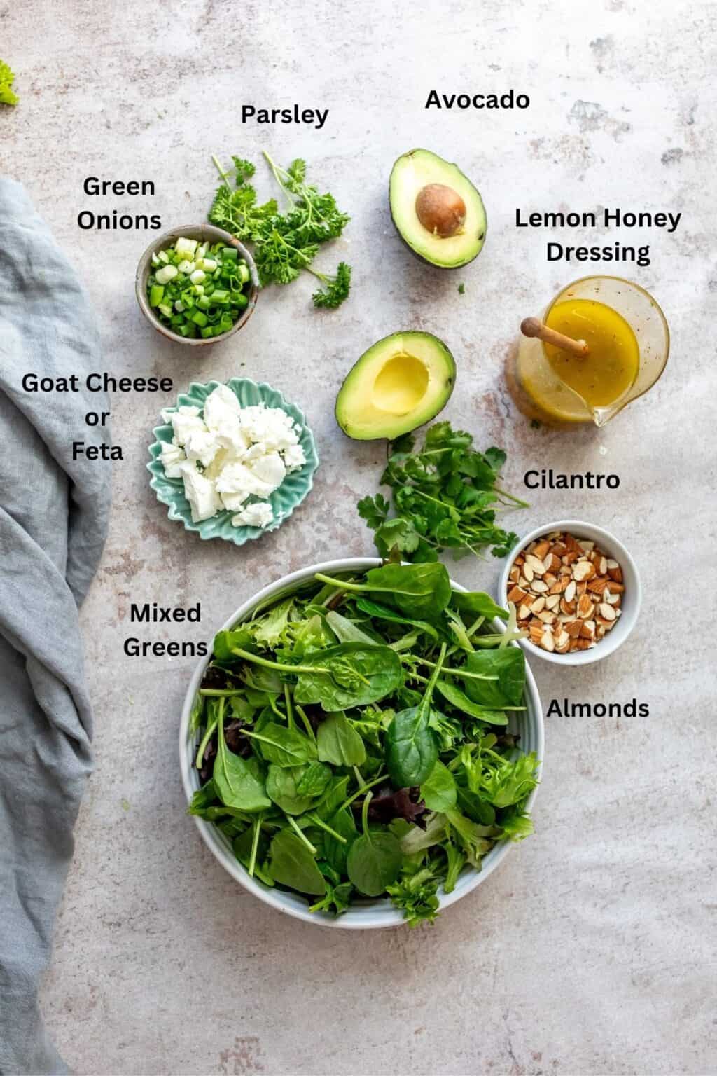 Simple Mixed Greens Salad - Sailor Bailey