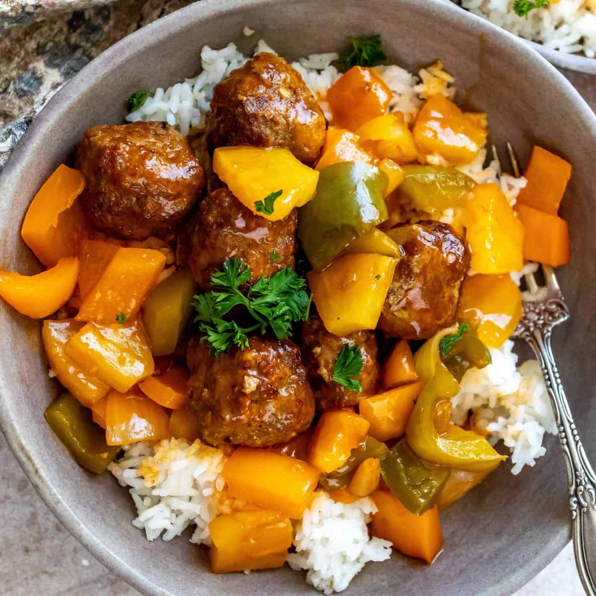 Sweet And Sour Meatballs