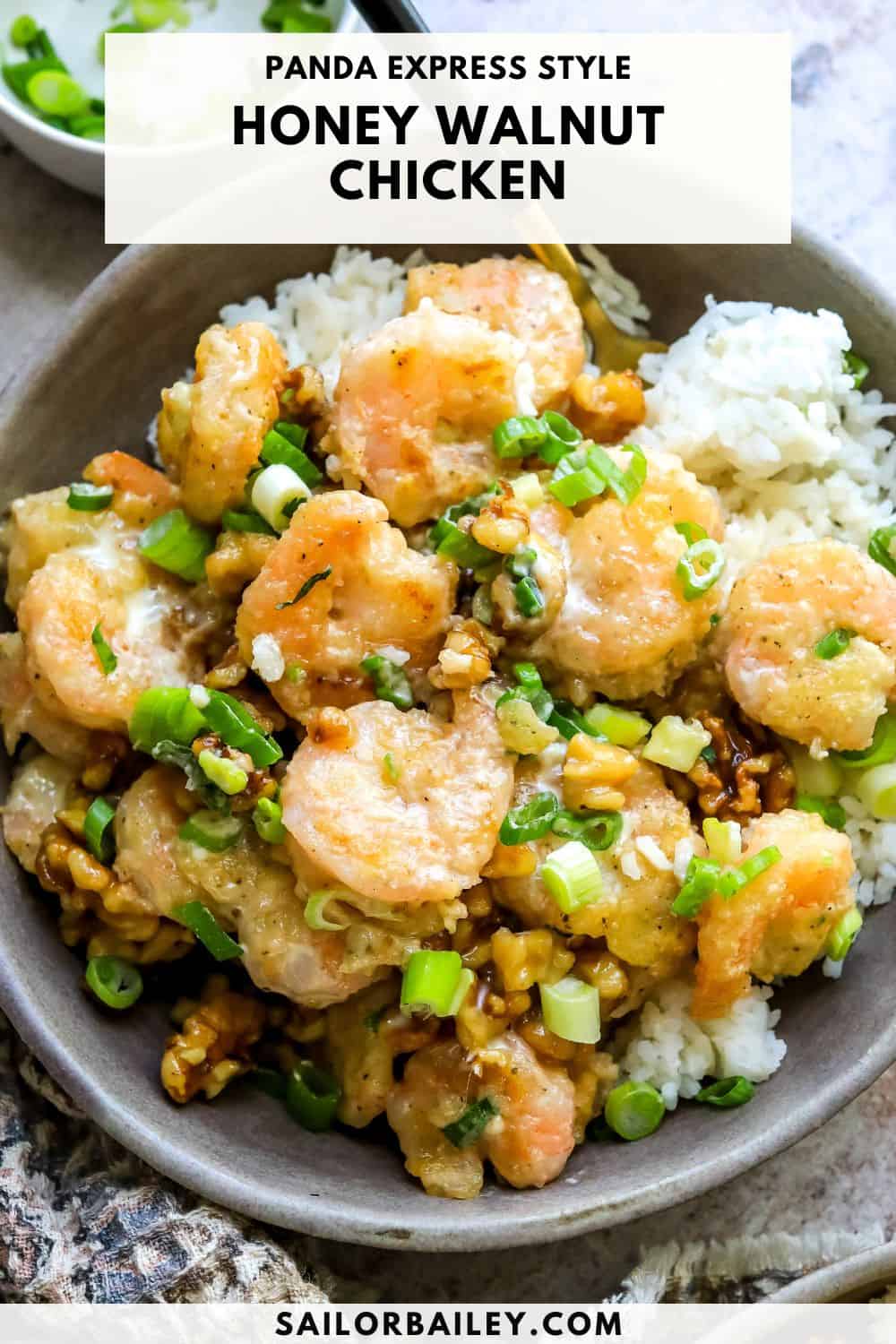 Honey Walnut Shrimp - Sailor Bailey