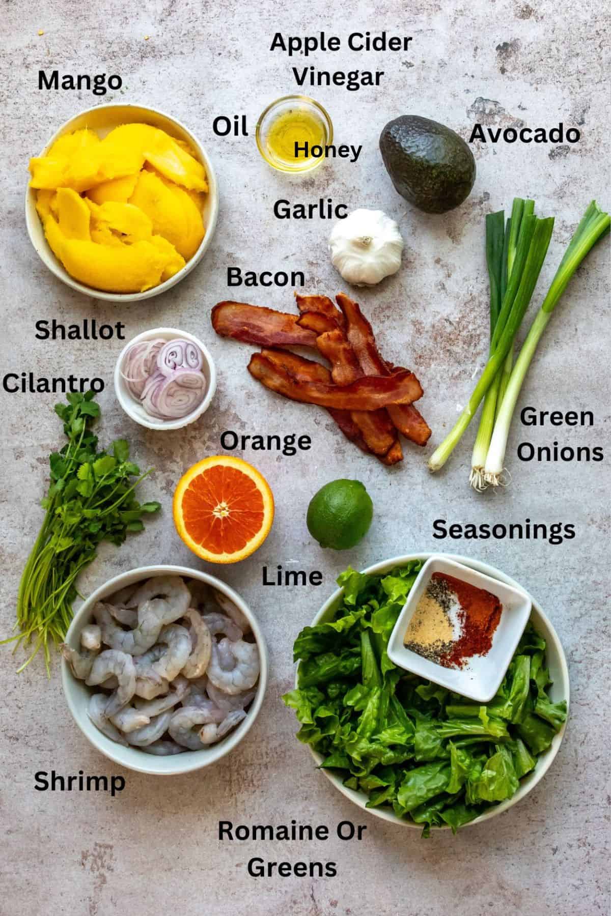 Ingredients needed to make this recipe on a counter. 