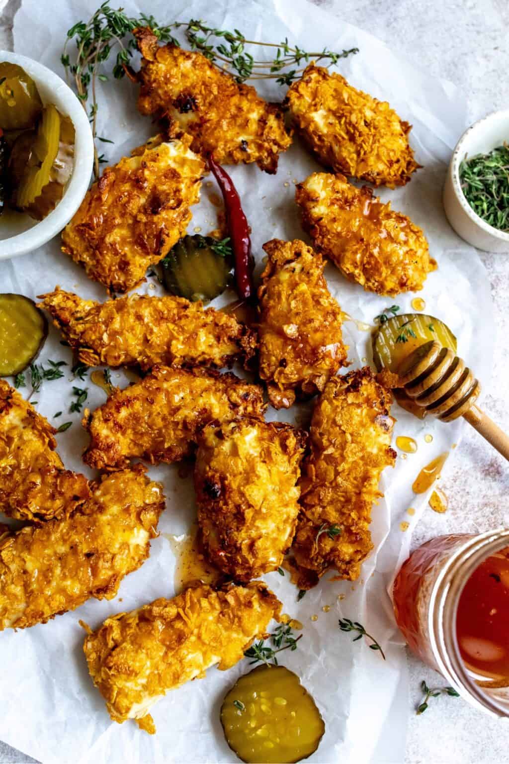 Hot Honey Chicken Tenders - Sailor Bailey